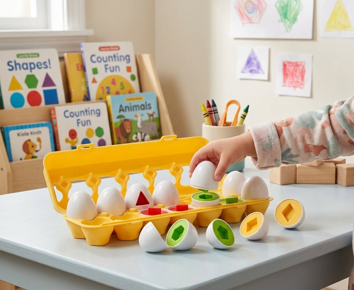 Montessori Geometric Eggs