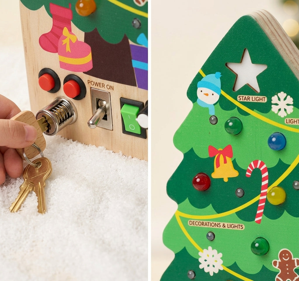 Montessori Christmas Switch Board