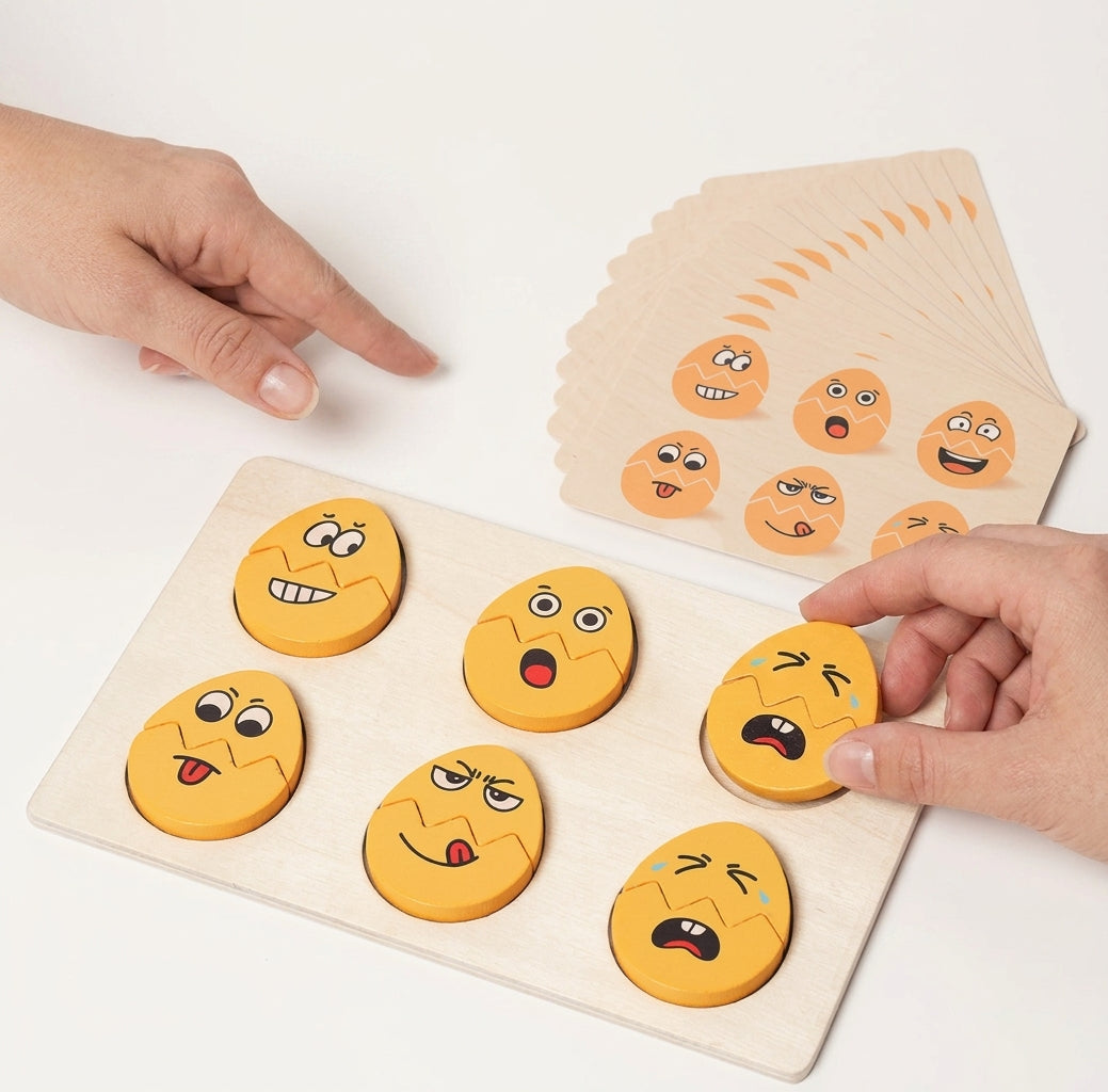 Montessori Funny Egg Faces