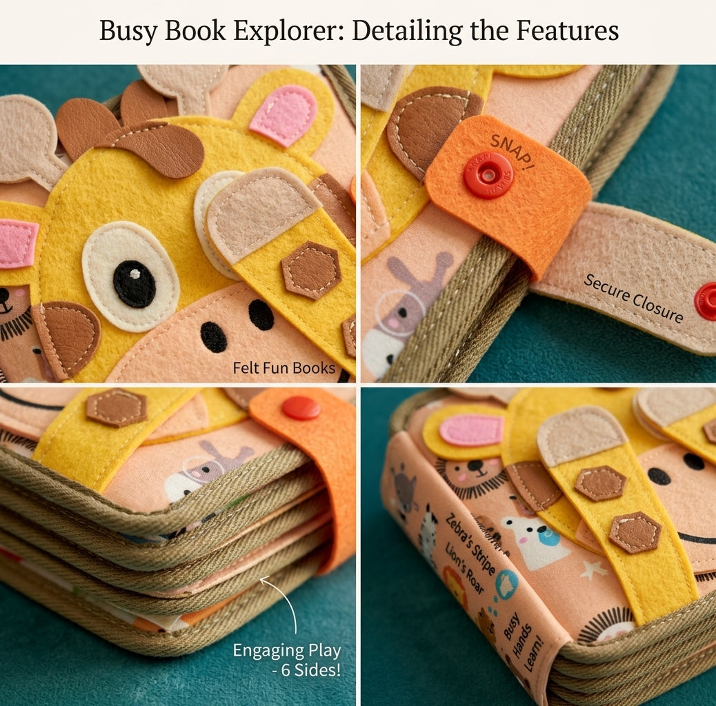 Montessori Genius Giraffe Book