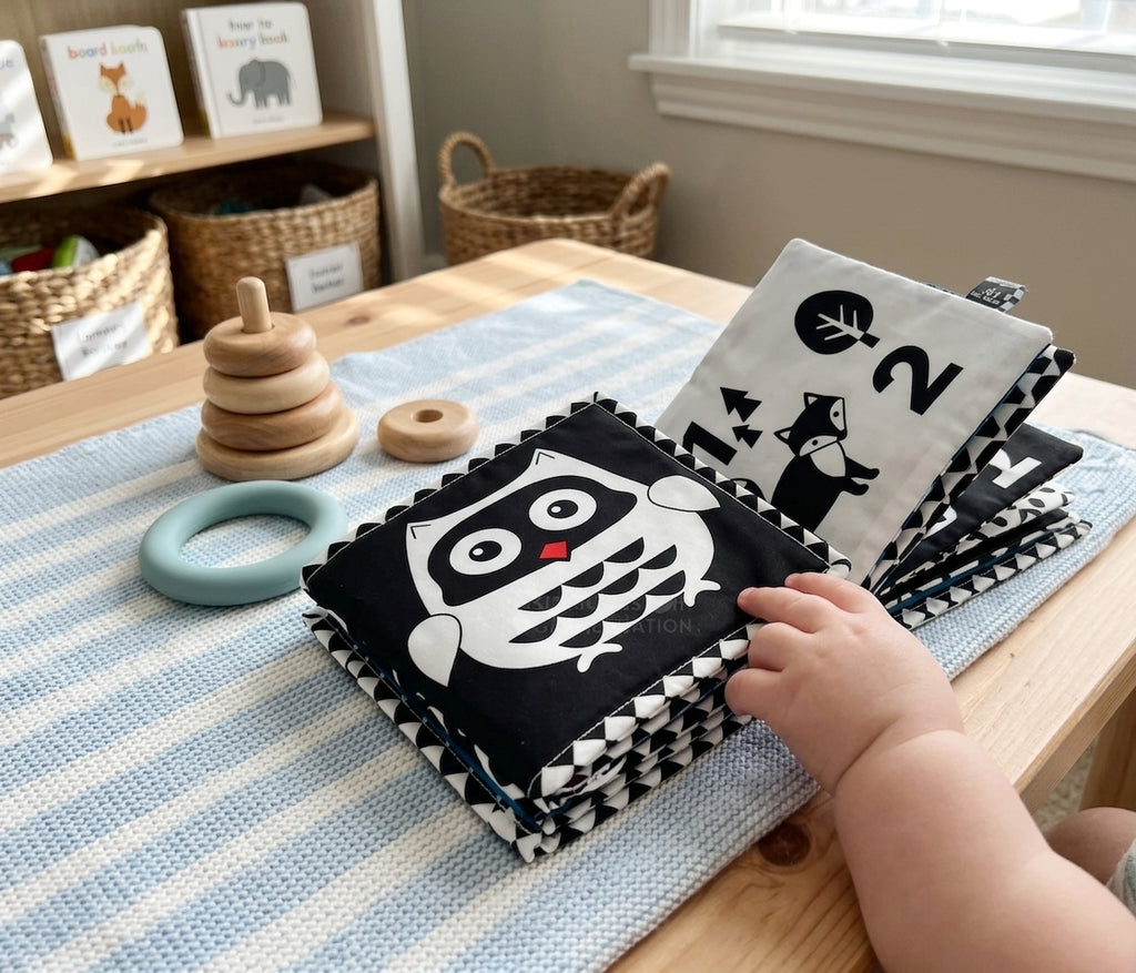 Montessori Newborn Contrast Book