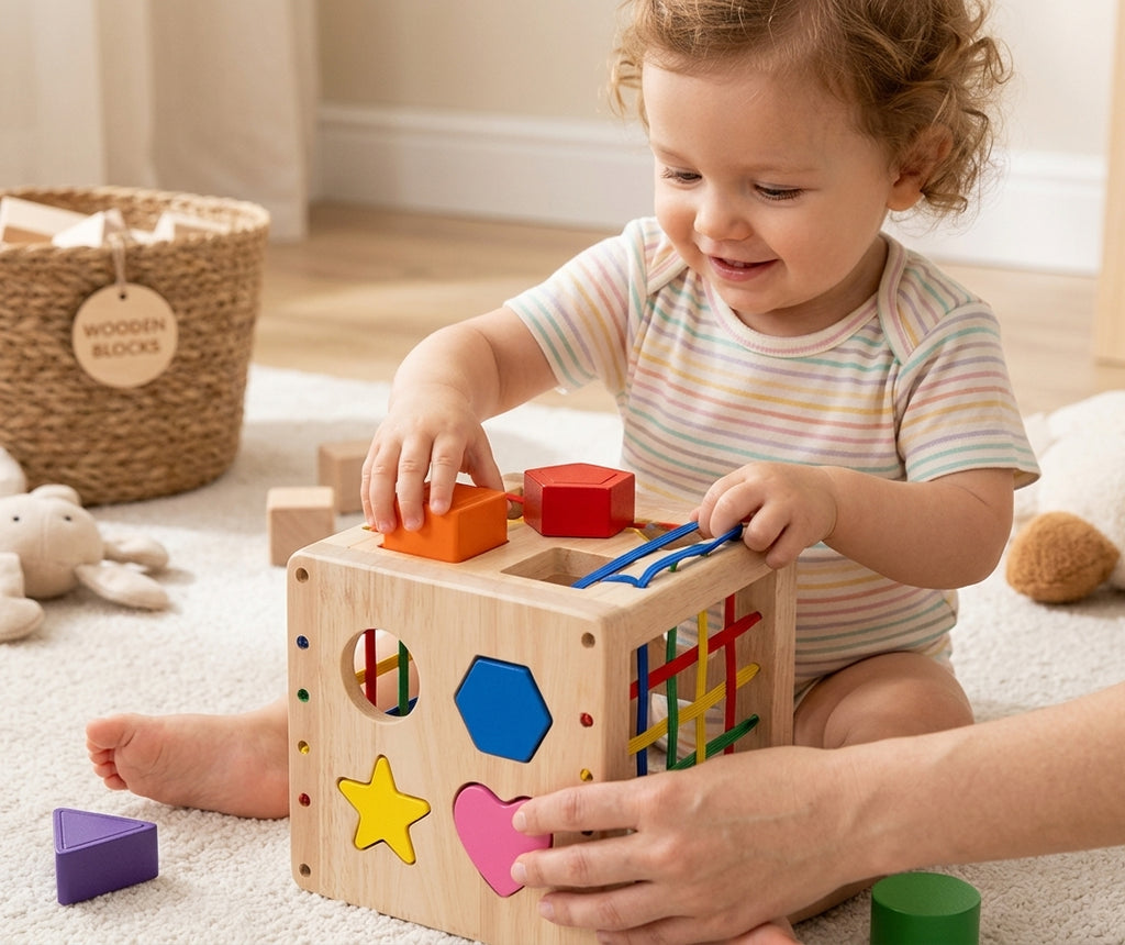 Montessori Wooden Sorting Cube