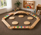 Montessori Balance Beams & Stones