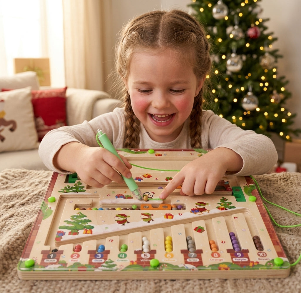 Montessori Christmas Maze