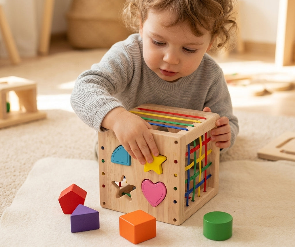 Montessori Wooden Sorting Cube
