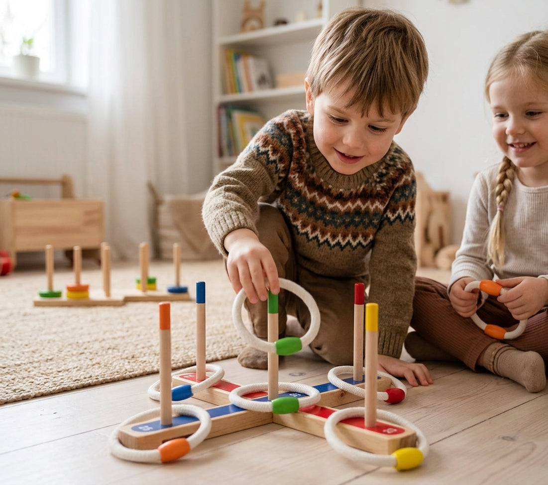 Montessori Ring Toss Challenge