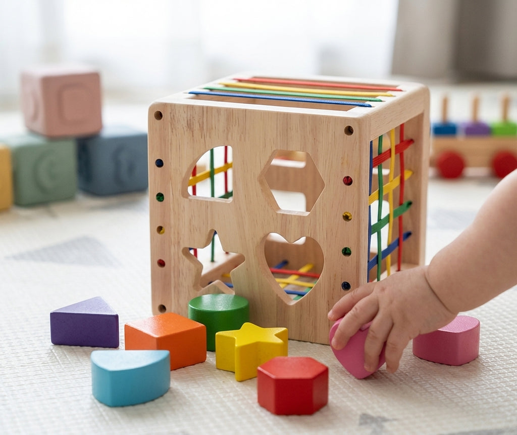 Montessori Wooden Sorting Cube