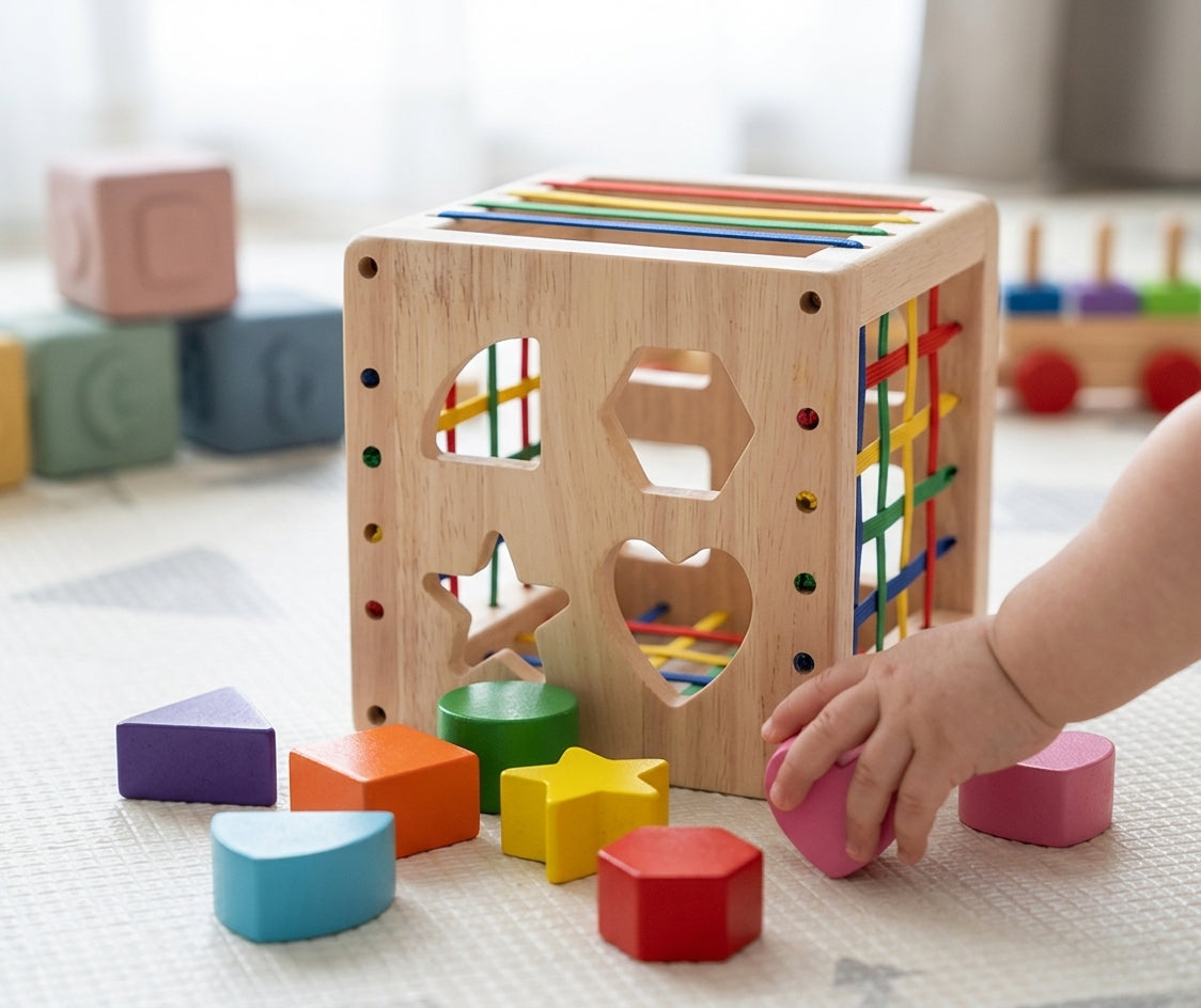 Montessori Wooden Sorting Cube